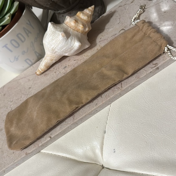 Made in Italy-Bronze Milor Design-Leather Bracelet-Gold Accent-Like New - Picture 14 of 14